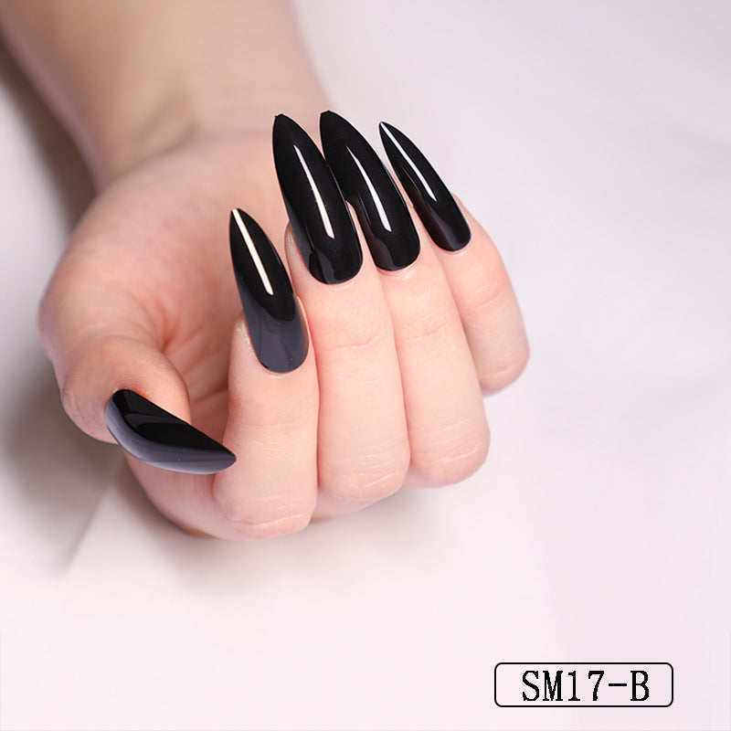 Chic Almond Press-On Nails | Long-Lasting Solid Color Fake Nails