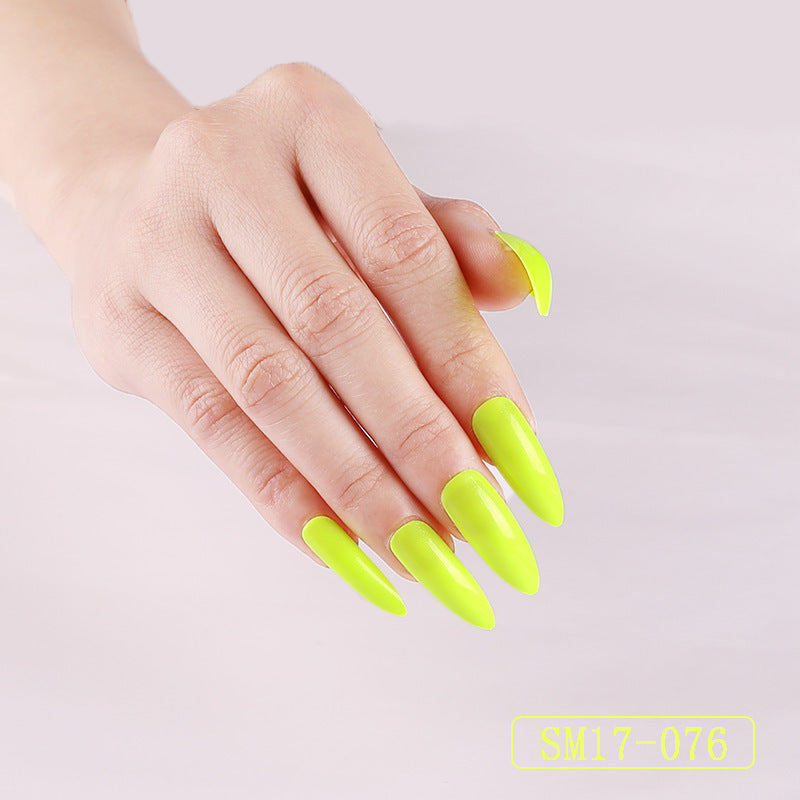 Chic Almond Press-On Nails | Long-Lasting Solid Color Fake Nails
