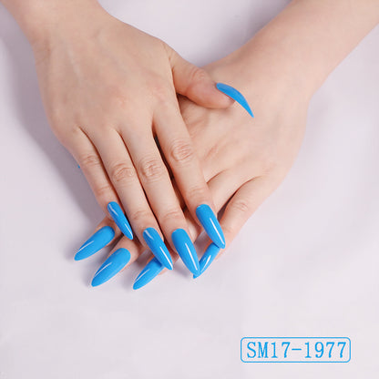 Chic Almond Press-On Nails | Long-Lasting Solid Color Fake Nails