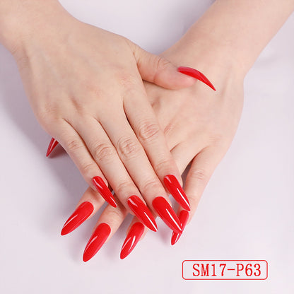 Chic Almond Press-On Nails | Long-Lasting Solid Color Fake Nails