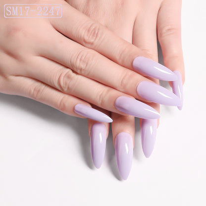Chic Almond Press-On Nails | Long-Lasting Solid Color Fake Nails