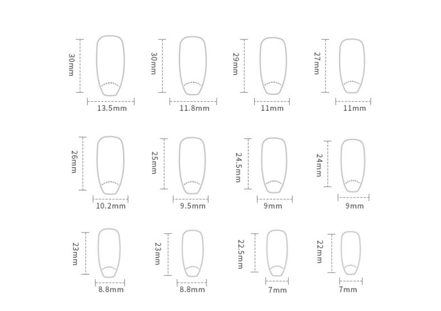 Stars and Moon Fake Nails for Women – Long Press-On Nails Set | Celestial Nail Art USA