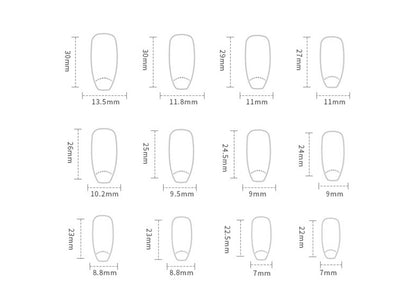 Stars and Moon Fake Nails for Women – Long Press-On Nails Set | Celestial Nail Art USA